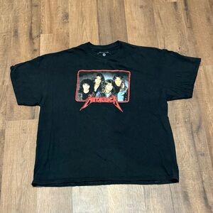 Metallica Black & Red Vintage Photo T-Shirt Sz(2X)